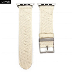 URVOI Strap for Apple Watch Ultra sporty En Mer band Bleu Nuit ocean waves pattern Polyamide custom buckle wristband for iWatch