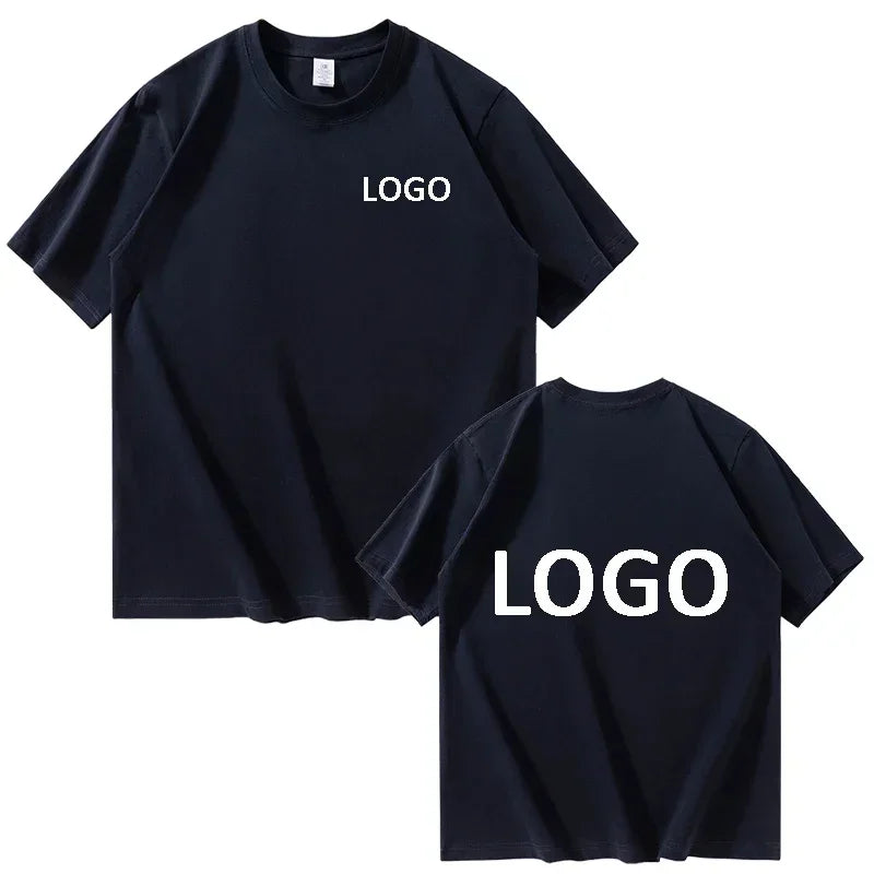 G Style Custom Printed Cotton T-Shirt Unisex Short Sleeve Crew Neck Graphic Tee