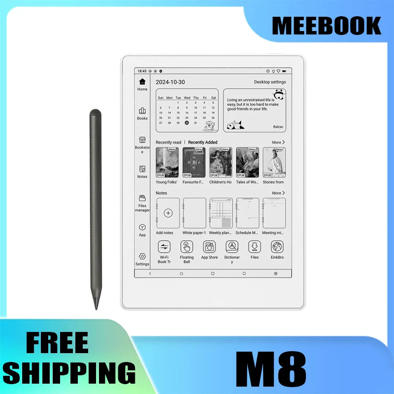 Meebook International Edition 7.8 Android 14 E-Book Reader