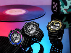 COOBOS Digital Watch Men Waterproof Electronic Fashion LED Watches Luminous Alarm Sports Man Militray Clock Gift Reloj Hombre