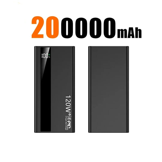 G Creator 120W Fast Charging Power Bank High-Capacity Portable Charger with PD 20W for Phones &amp; Tablets