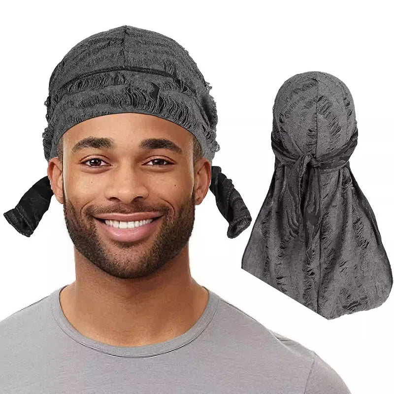 G Style Jersey Durag Unisex Extra Long Tail Head Wrap Cap for Everyday Wear