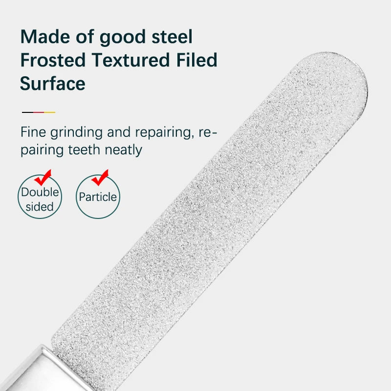 G Care Stainless Steel Dental Teeth File Tool Precision Tooth Polishing &amp; Oral Care Filing Stick