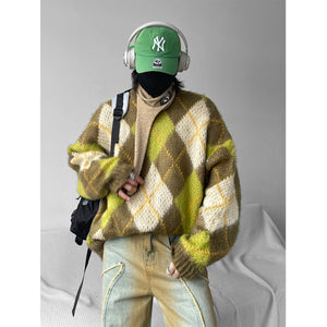 G Style Men's Baggy Long Sleeve Sweater Vintage Streetwear Pullover