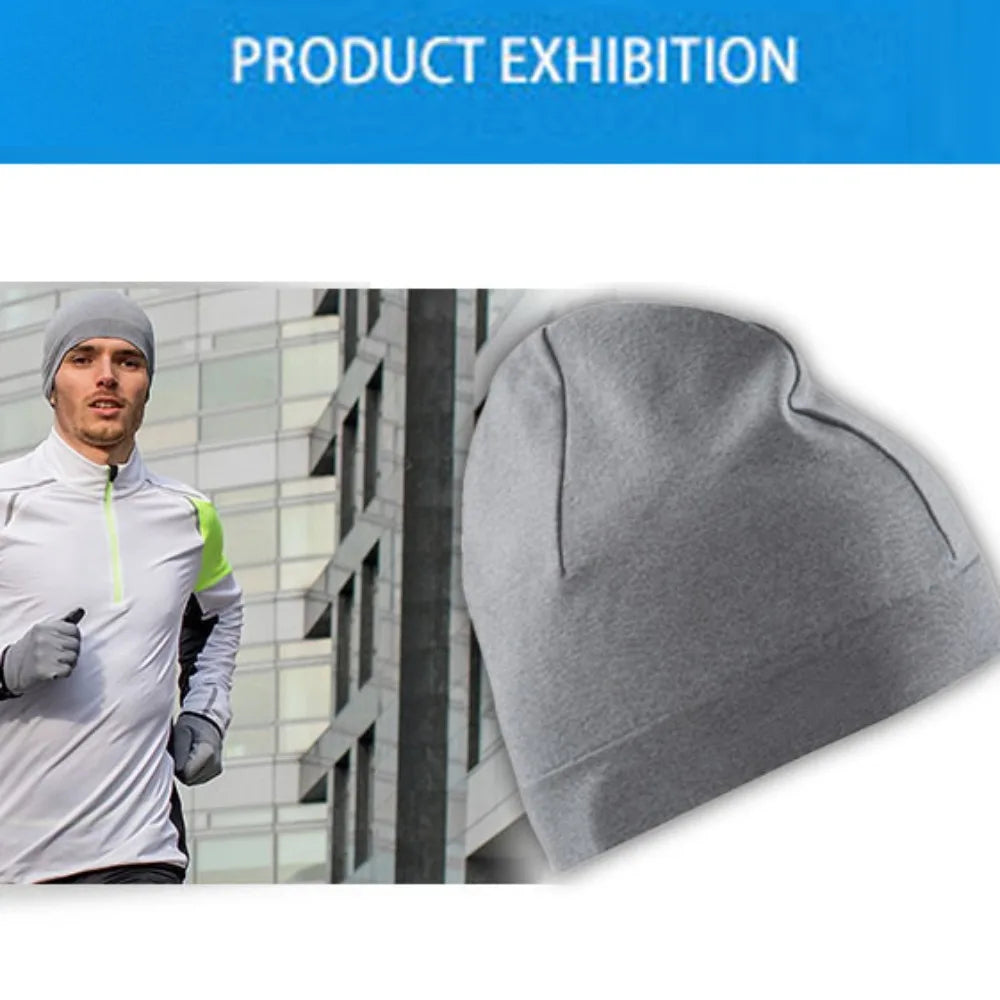 G Active Winter Running Skull Cap Windproof Quick-Dry Sports Beanie