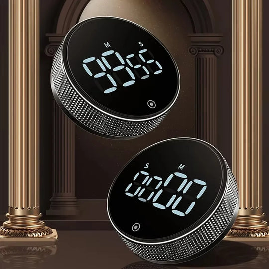 G Workspace DINRGO Magnetic Kitchen Timer Digital Rotary Countdown Cooking Timer