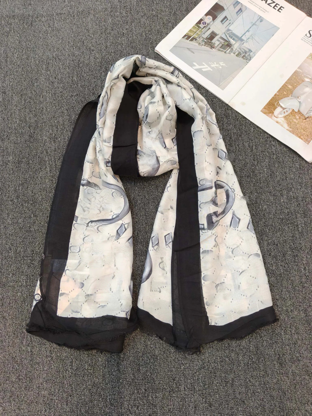 G Style European Print Scarf Soft Versatile Shawl &amp; Lightweight Fashion Wrap