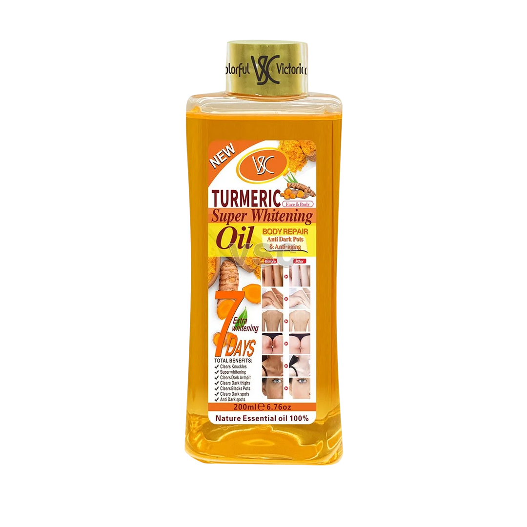 G Active Turmeric Body Massage Oil 200ml Moisturizing Aromatherapy Oil for Face &amp; Body