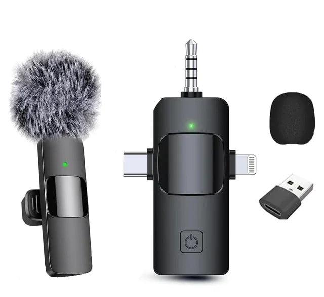 G Creator Wireless Lavalier Microphone for iPhone &amp; Android Clip-On Noise Reduction Mic for Streaming, Vlogging &amp; Recording