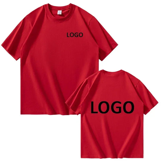 G Style Custom Printed Cotton T-Shirt Unisex Short Sleeve Crew Neck Graphic Tee