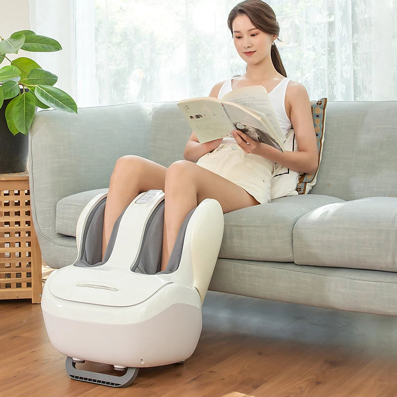 G Active Electric Calf &amp; Foot Massager with Heat Air Compression Shiatsu Leg Massage Machine
