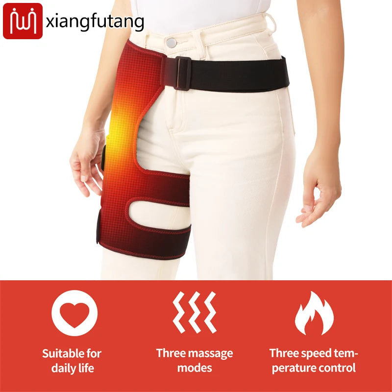 G Active Heated Hip Massager 3-Level Waist &amp; Hip Massage Wrap with Vibration