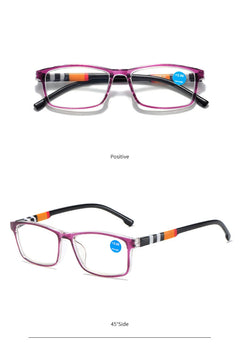 Men Ultra Light Reading Eyewear Fashion Printed Anti Blue Reading Glasses Women Spring Leg Presbyopic Glasses 1.0 To 4.0