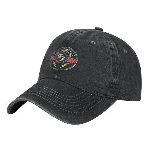 G Style Vintage Washed Denim Baseball Cap Adjustable Unisex Distressed Casual Hat