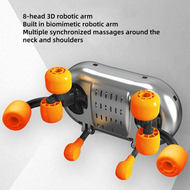 G Active Shiatsu Neck &amp; Shoulder Massager with Heat Electric Deep Kneading Back Massager