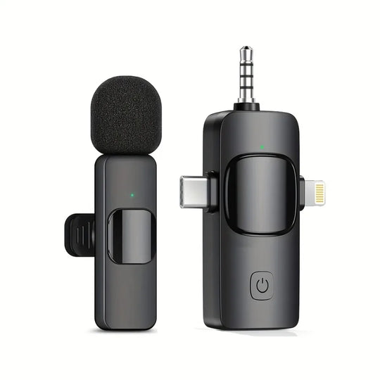 G Creator Wireless Lavalier Microphone for iPhone &amp; Android Clip-On Noise Reduction Mic for Streaming, Vlogging &amp; Recording