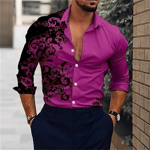 G Style Men's Long Sleeve Casual Shirt Classic Button-Up (XS–6XL)