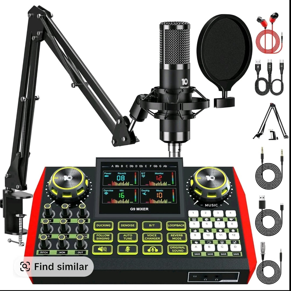 G Lifestyle System Podcast Bundle Creator Audio, Streaming & Recording Essentials