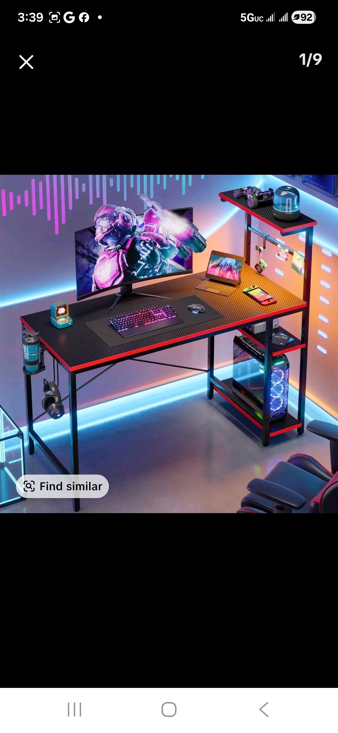 G Lifestyle System Desk Setup Kit Bundle Creator Workspace &amp; Productivity Essentials