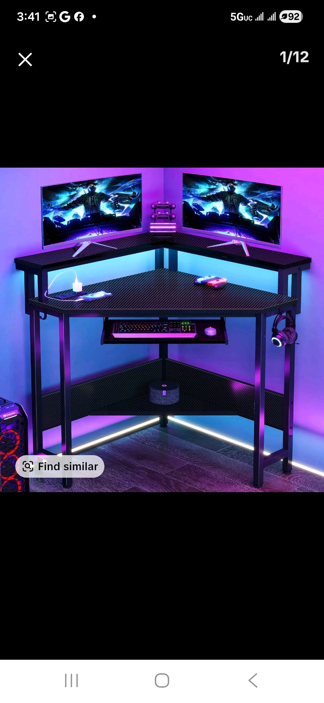 G Lifestyle System Desk Setup Kit Bundle Creator Workspace &amp; Productivity Essentials