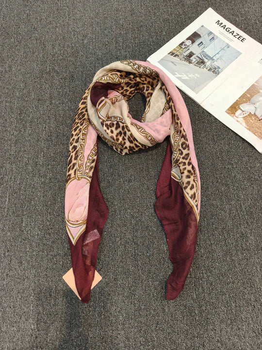 G Style European Print Scarf Soft Versatile Shawl &amp; Lightweight Fashion Wrap