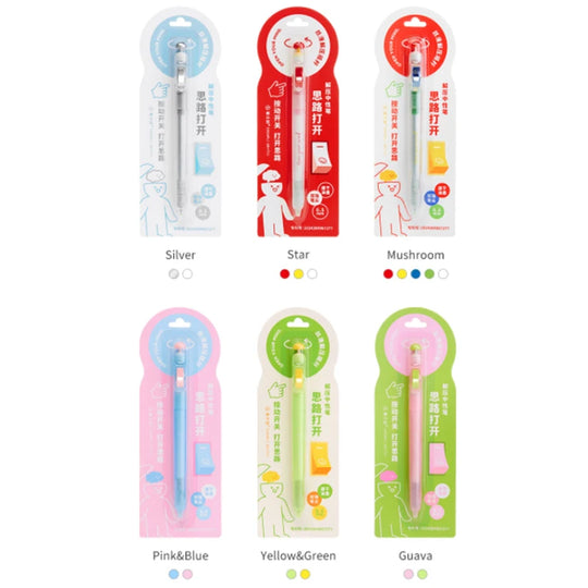 G Workspace 0.5mm Fidget Clicker Gel Pen Smooth Writing Pen for Study, School &amp; Office