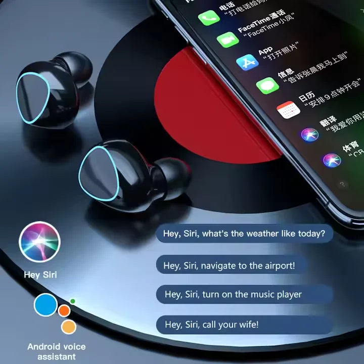 G Audio M10 Wireless Bluetooth Earbuds Stereo Earphones with Charging Case &amp; Portable Power Bank