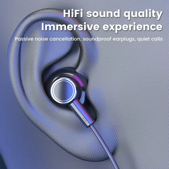 G Audio Bluetooth 5.3 Wireless Neckband Earphones Magnetic Earbuds with LED Display &amp; HD Stereo Sound