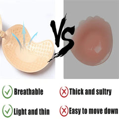 Women Invisible Push Up Bra Backless Strapless Bra Seamless Front Closure Bralette Underwear Women Self-Adhesive Silicone Sticky