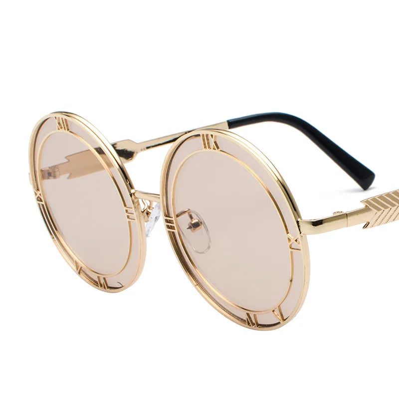 G Style Round Unisex Sunglasses UV400 Retro Fashion Eyewear