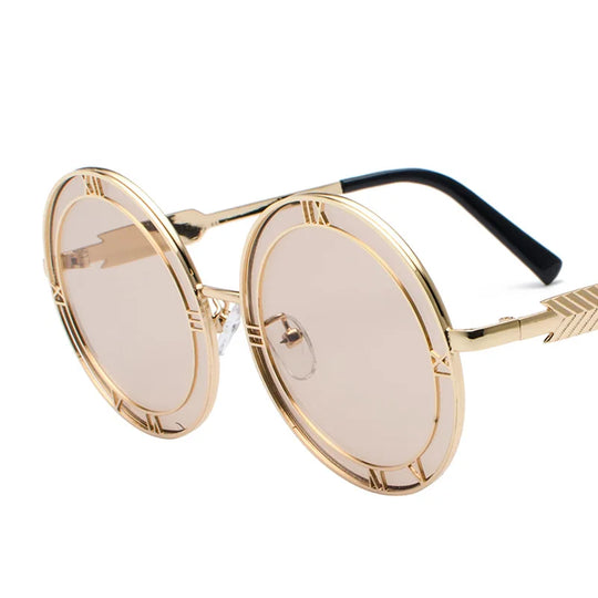 G Style Round Unisex Sunglasses UV400 Retro Fashion Eyewear