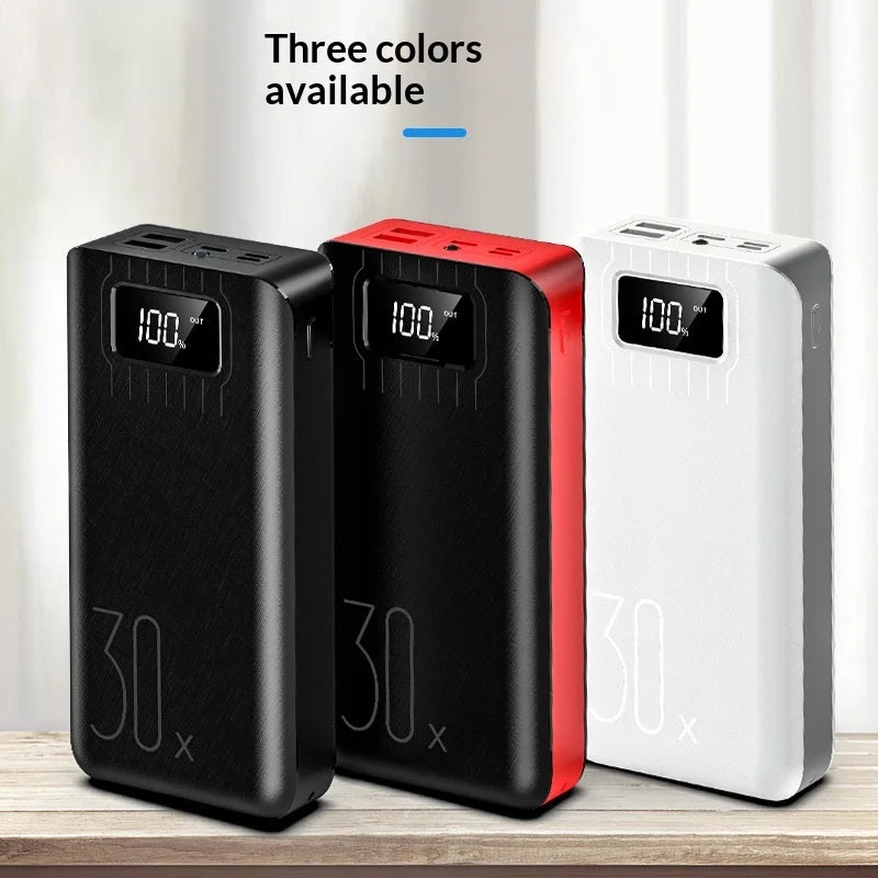 G Creator 30,000mAh Fast Charging Power Bank Portable Charger with Digital LED Display for Phones &amp; Tablets