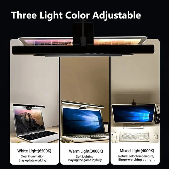 G Workspace LED Monitor Light Bar USB Powered Dimmable Screen Desk Lamp for Home &amp; Office