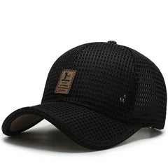 Men'S New Fashion Baseball Cap Summer Breathable Full Net Shade Fishing Cap Outdoor Leisure Sports Cap
