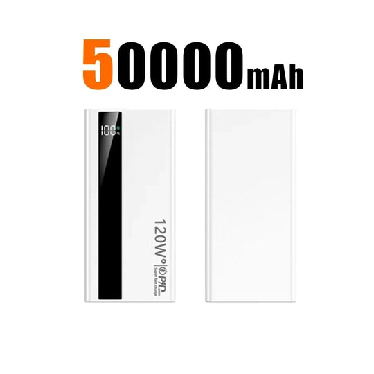 G Creator 120W Fast Charging Power Bank High-Capacity Portable Charger with PD 20W for Phones &amp; Tablets