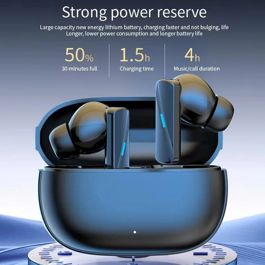 G Audio True Wireless Bluetooth 5.3 Earbuds Stereo Earphones with Noise-Reducing Microphone &amp; Charging Case