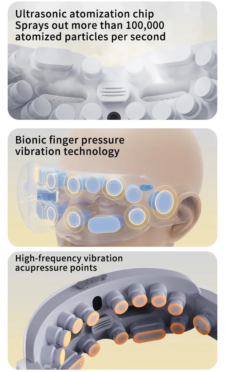 G Active Heated Eye Massager Vibration &amp; Warm Compress Eye Care Device