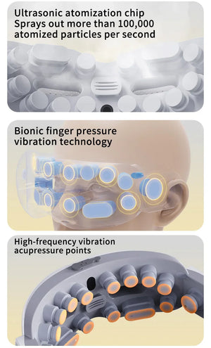 G Active Heated Eye Massager Vibration & Warm Compress Eye Care Device