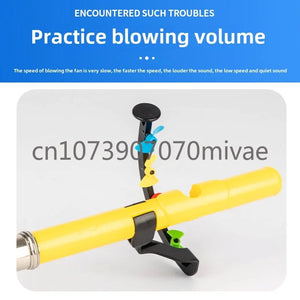 G Active Breathing Training Flute Portable Airflow Practice Tool for Breathing & Wind Instrument Exercises