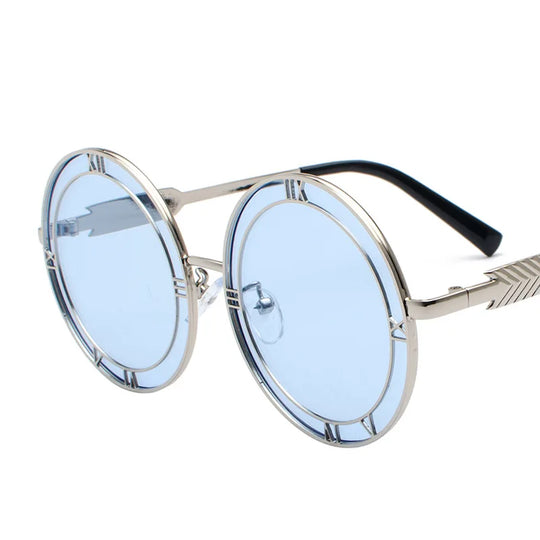 G Style Round Unisex Sunglasses UV400 Retro Fashion Eyewear