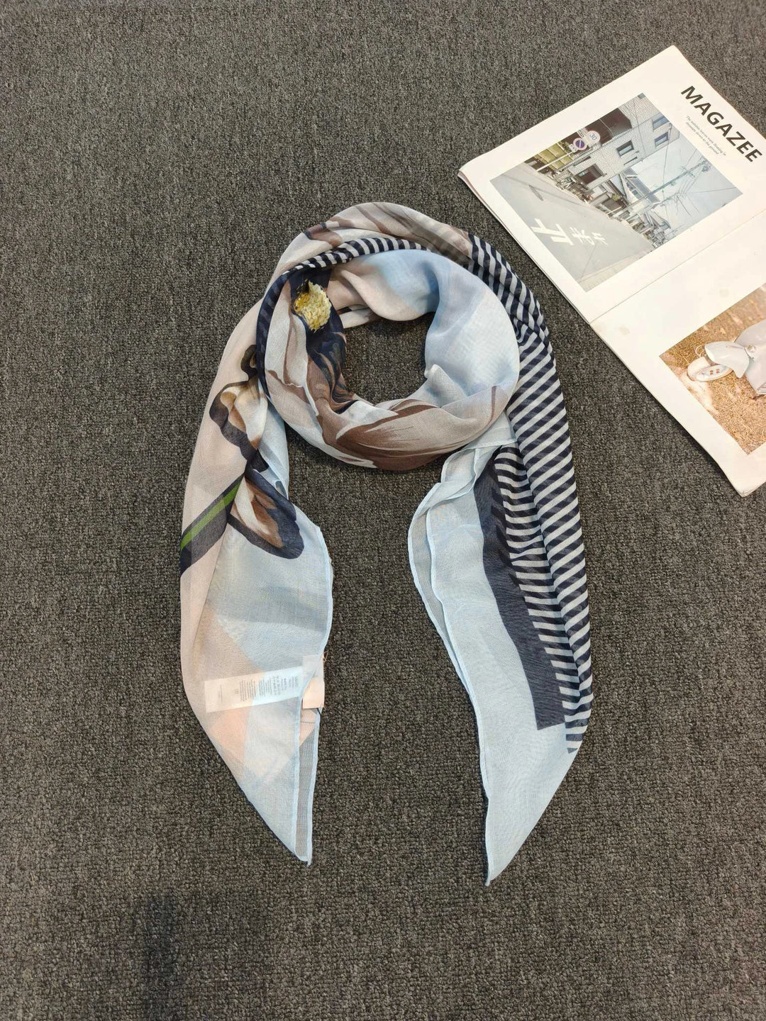 G Style European Print Scarf Soft Versatile Shawl &amp; Lightweight Fashion Wrap