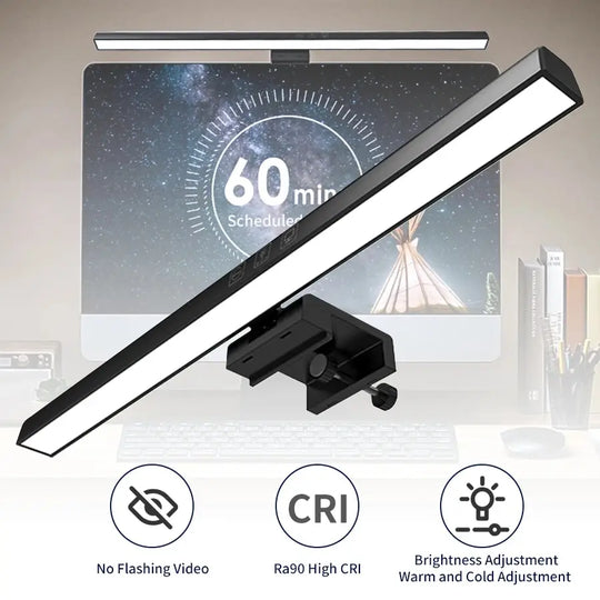G Workspace LED Monitor Light Bar USB Powered Dimmable Screen Desk Lamp for Home &amp; Office