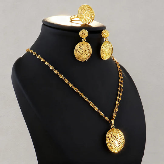 G Style Gold-Plated Jewelry Set Women&