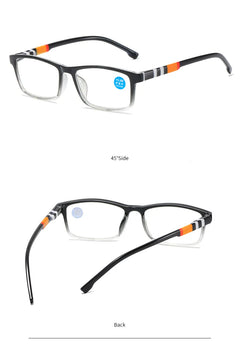 New fashion printing anti-blue presbyopic glasses spring leg presbyopic glasses HD presbyopic glasses for the elderly