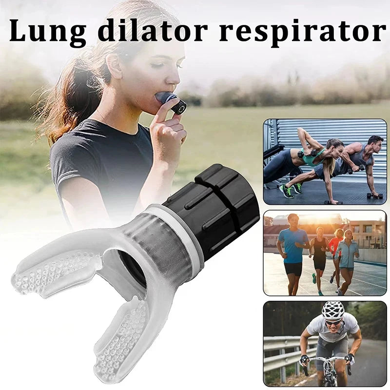 G Active Portable Breathing Exercise Trainer Adjustable Resistance Breath Fitness &amp; Endurance Workout Device