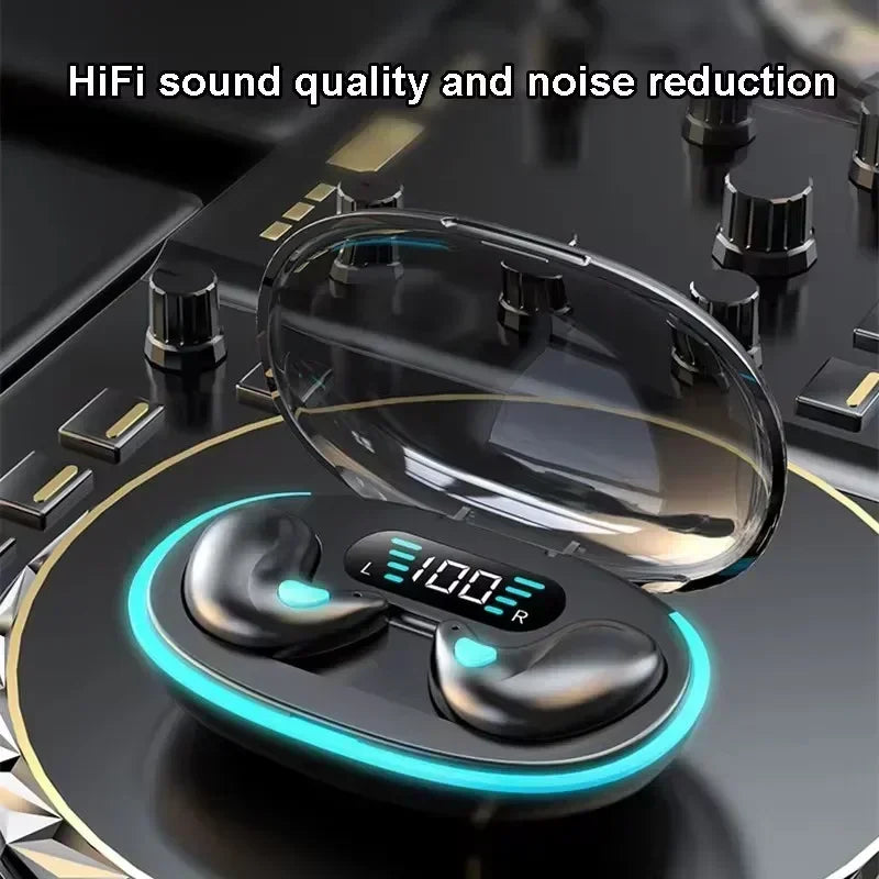 G Audio X55 Wireless Sleeping Earbuds Bluetooth 5.3 Mini Earbuds with HD Mic &amp; Waterproof Design