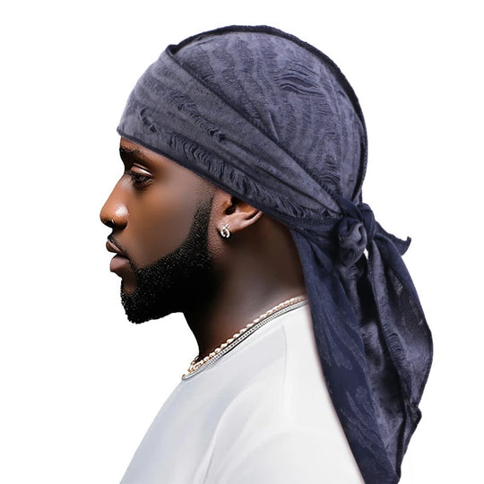 G Style Jersey Durag Unisex Extra Long Tail Head Wrap Cap for Everyday Wear