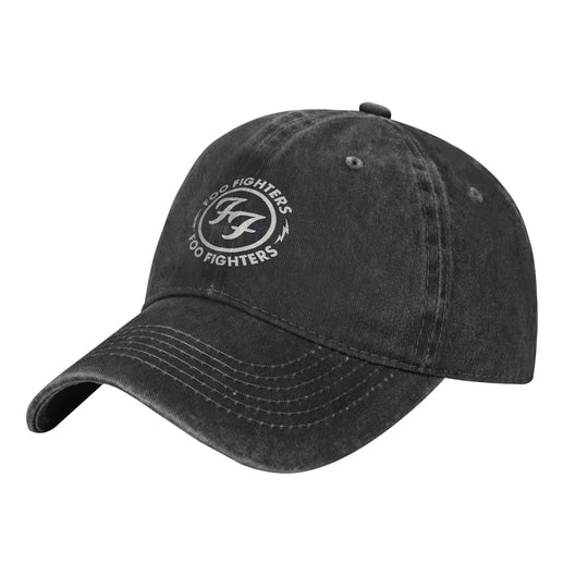 G Style Vintage Washed Denim Baseball Cap Adjustable Unisex Distressed Casual Hat