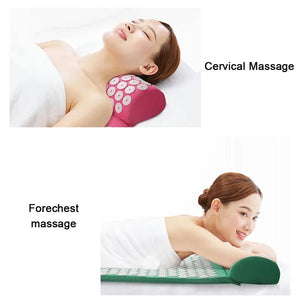 G Active Acupressure Massage Mat & Pillow Set Spike Yoga Mat for Relaxation & Wellness