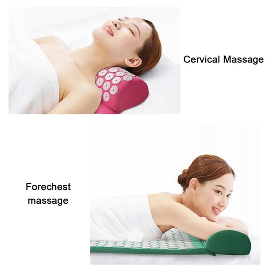 G Active Acupressure Massage Mat &amp; Pillow Set Spike Yoga Mat for Relaxation &amp; Wellness